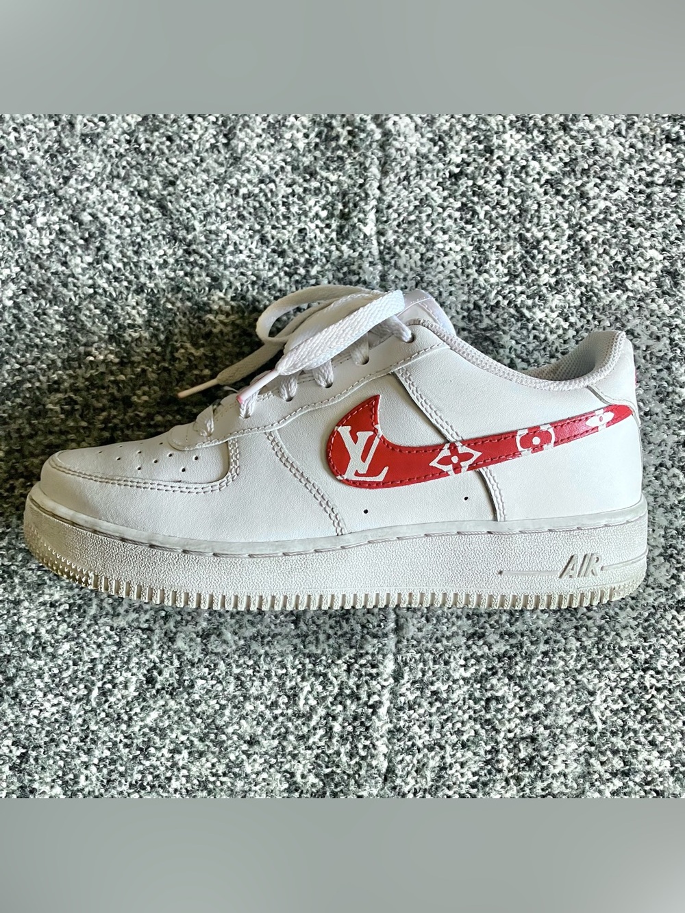 Nike youth custom Air Force 1’s